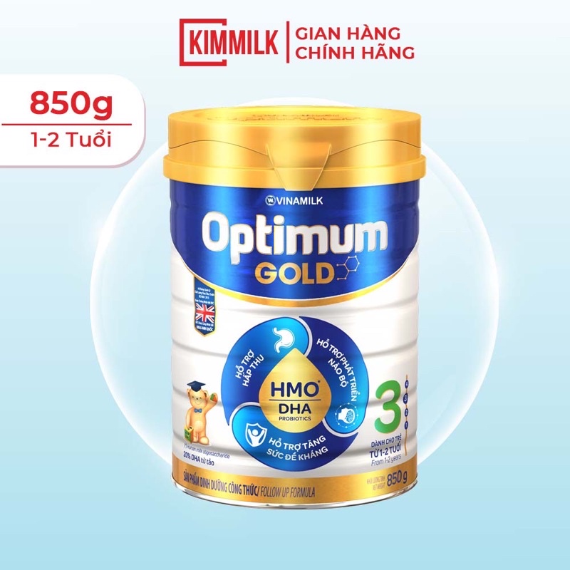 Sữa Bột Optimum Gold 3 850g