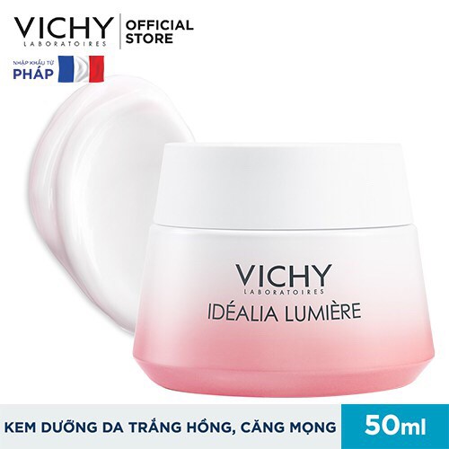 Kem dưỡng da trắng hồng căng mọng ban ngày Vichy Ideal Lumiere Day Cream 50ml