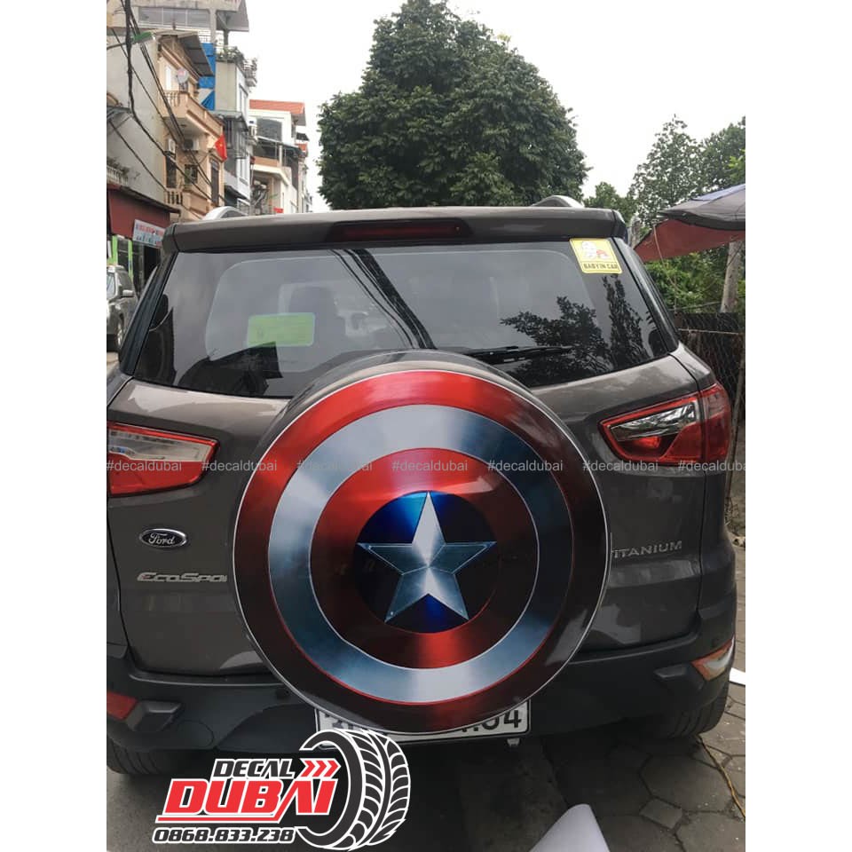 Tem Dán Ốp Lốp EcoSport - Tem Dán Nắp Capo