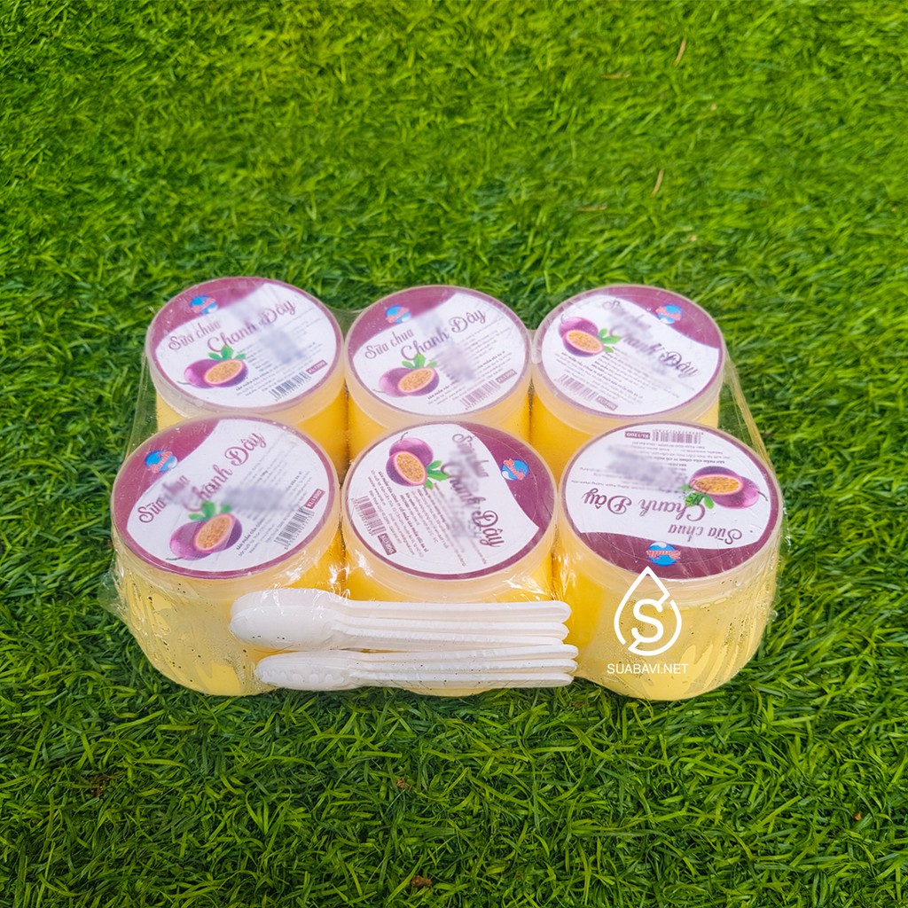 Sữa Chua Chanh Dây Ba Vì - Zmilk - Hộp 12 Hũ