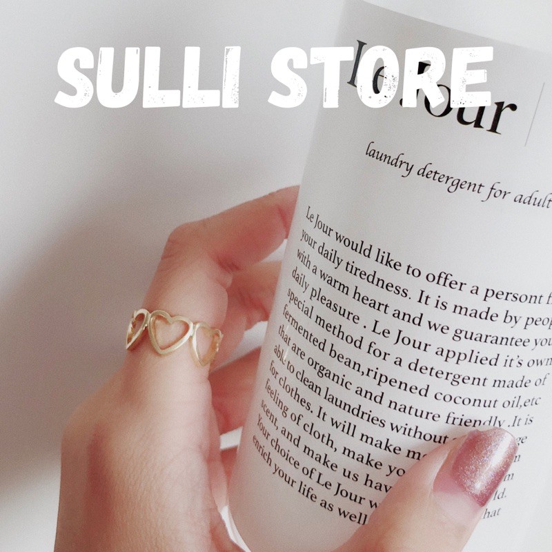  Nhẫn nữ trái tim vàng Sulli store
