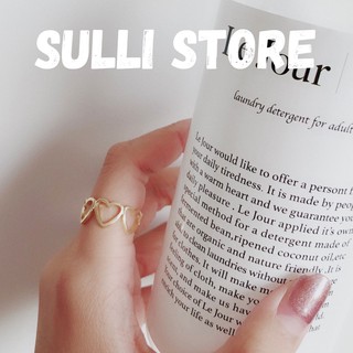 Nhẫn nữ trái tim vàng Sulli store