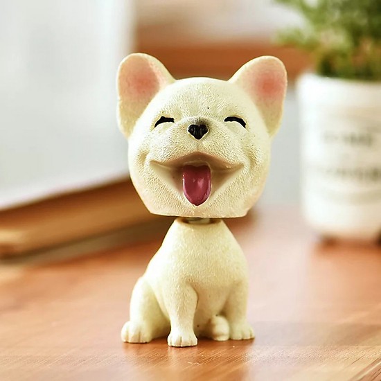 Tượng Chó Cute Lắc Đầu Để Ô Tô Trang Trí