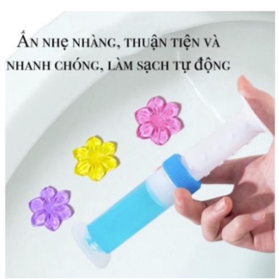 Gel Hoa khử mùi bồn cầu nhà vệ sinh, khử trùng toilet