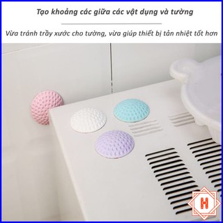 Combo 2 Miếng Dán Silicon Tròn Dán Cửa Chống Va Đập Chống Tiếng Ồn Hiệu Quả