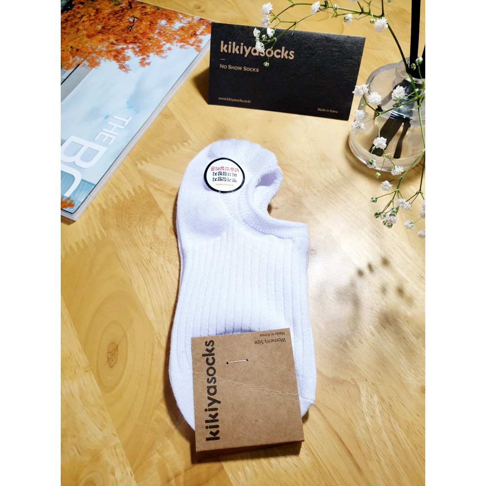 Tất vớ nữ cổ thấp màu trơn Kikiya cao cấp Hàn Quốc W-A-012 (Chính Hãng)