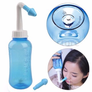 Bình rửa mũi Waterpulse Nano bạc tặng kèm muối nano bạc .
