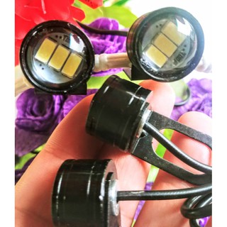 CỰC CHẤT 2 ĐÈN LED ĐÈN TRỢ SÁNG MINI SIÊU SÁNG GẮN CHÂN GƯƠNG XE MÁY XE ĐIỆN ÔTÔ TRANG TRÍ XE DC12V