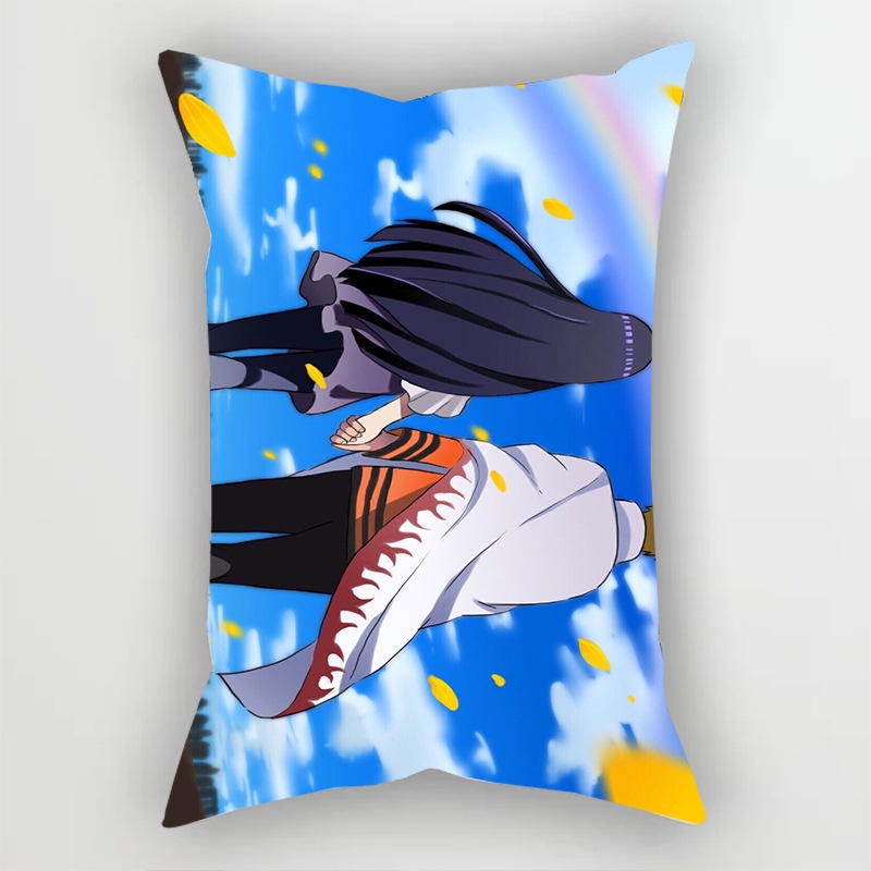 Vỏ gối in họa tiết nhân vật anime Naruto kích thước 50x30cm thời trang