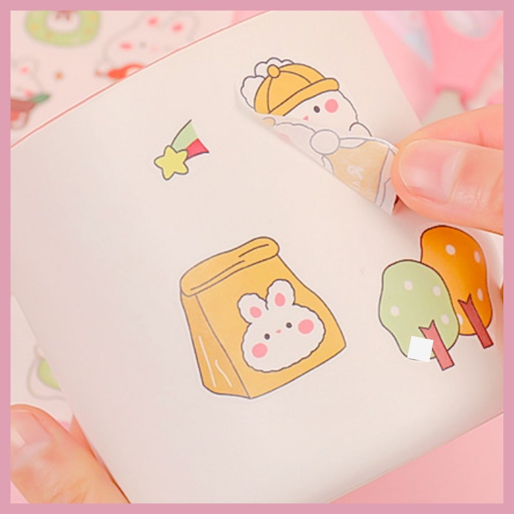 SE T 4 STICKER TRONG SUỐT SIÊU XINH