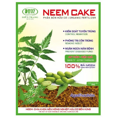 Phân bón hữu cơ Neem Cake 750gr