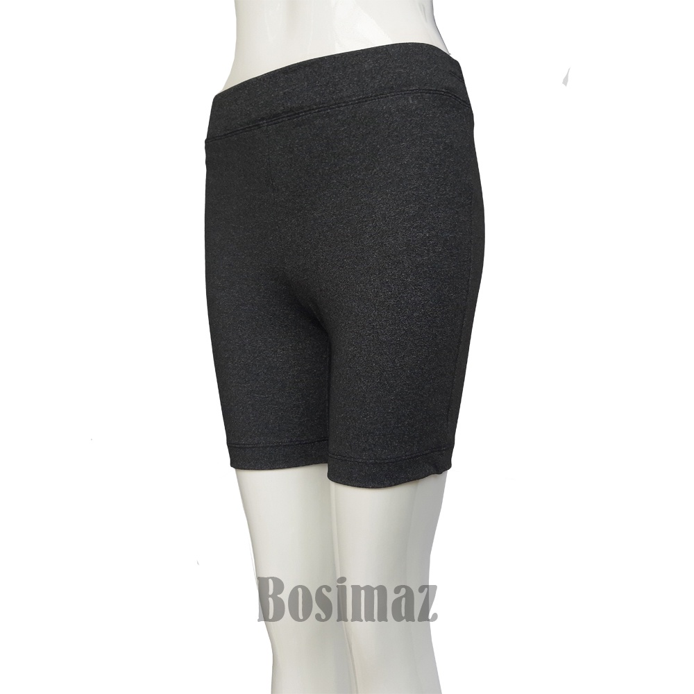 Quần Legging Nữ Bosimaz MS348 đùi không túi màu tiêu xám đậm, thun co giãn 4 chiều, vải đẹp dày, thoáng mát. | WebRaoVat - webraovat.net.vn