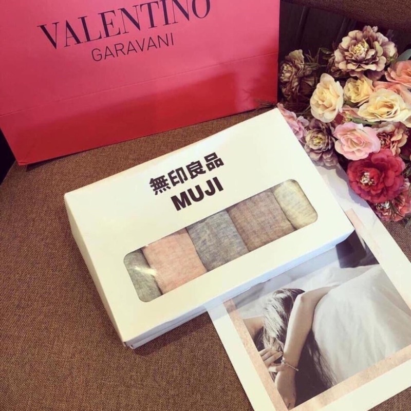 Hộp 5 quần lót nữ muối tiêu chất liệu cotton mềm mịn ,thoáng mát