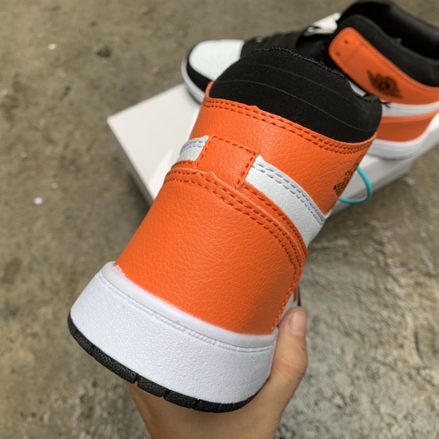 [Mã WAST10K giảm 10K đơn từ 50k] (Fullbox) Giầy Jordan 1 cao cổ đen cam chất đẹp giá rẻ | BigBuy360 - bigbuy360.vn