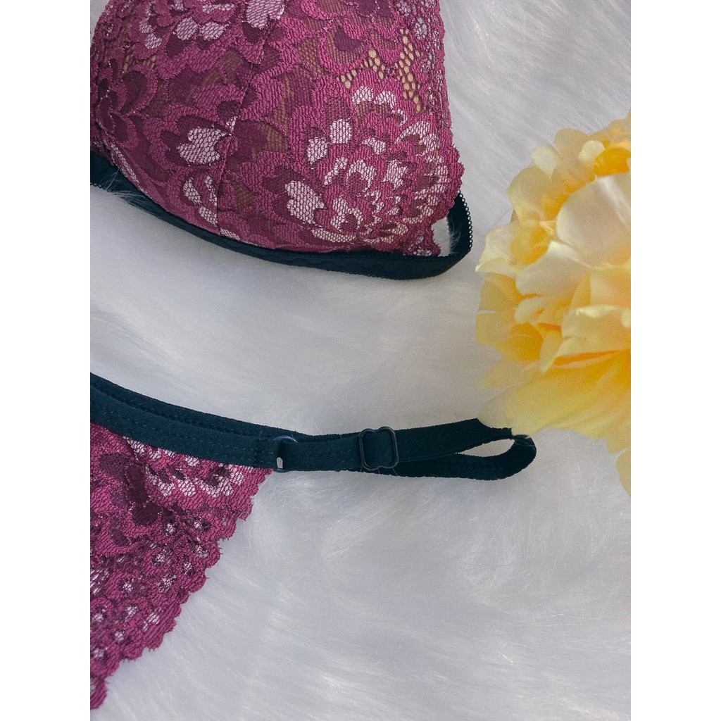 [SET BRA KÈM CHÍP ][MÚT MỎNG ] Áo ngực nữ dạng ren quyến rũ - Kellywang