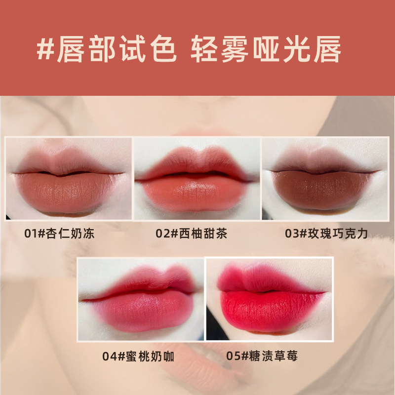 (Hàng Mới Về) Son Kem Lì Panda Năm Màu Lâu Trôi Không Phai Không Dính Cốc | BigBuy360 - bigbuy360.vn