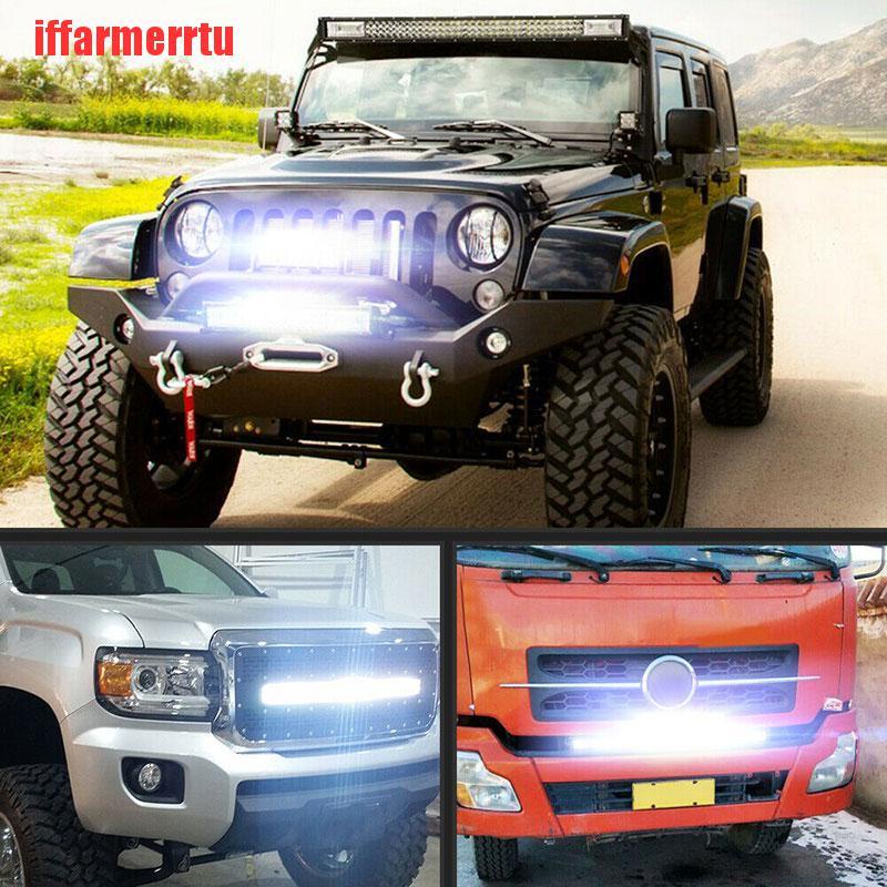 {iffarmerrtu}12INCH 816W QUAD ROW LED LIGHT BAR SPOT FLOOD OFFROAD for JEEP TRUCK SUV 14/15 TQM