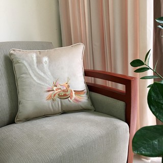 Gối tựa sofa trang trí (vỏ gối chưa kèm ruột) - Phượng Hoàng