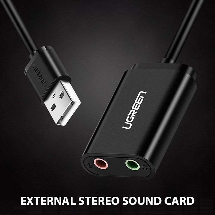 Cáp Chuyển USB ra Headphone và Microphone Jack 3.5mm  UGREEN 30724