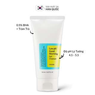 Sữa Rửa Mặt Dạng Gel Dịu Nhẹ Cosrx Low pH Good Morning Gel Cleanser