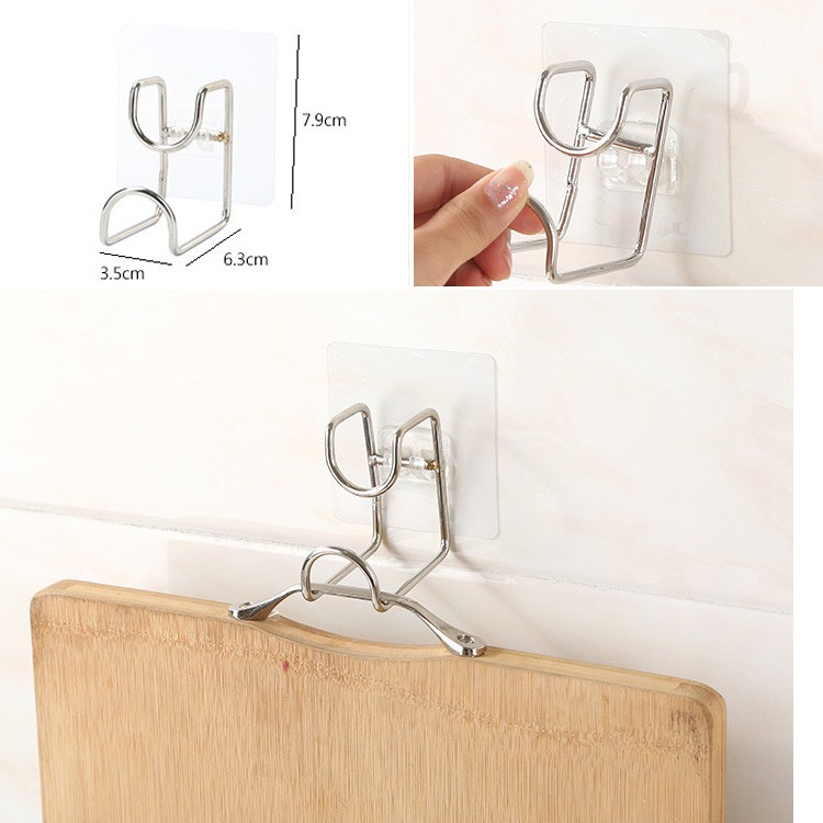 Móc Treo Thau Chậu, Rổ, Dung Cụ Nhà Bếp Bằng Inox Siêu Chắc