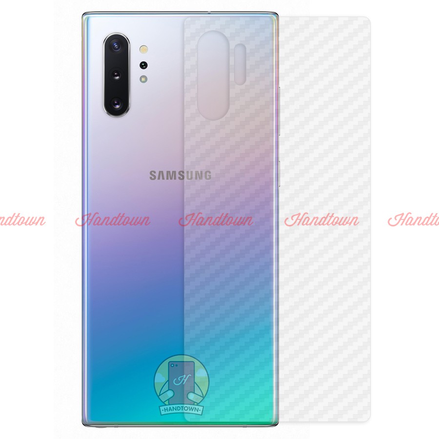 Miếng dán lưng cacbon Samsung Galaxy S10 / S10 Plus / S10 Lite / Note 10 Lite