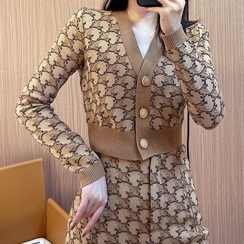 Bộ Đồ Dệt Kim Cao Cấp Thời Trang Mùa Hè 2022 Dành Cho Nữ