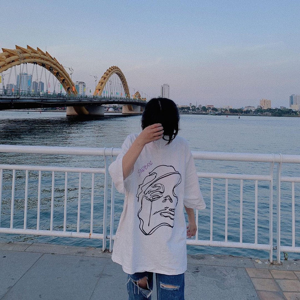 Áo Thun Nam Nữ SADBOIZ STORY Form Rộng Unisex - Kiểu áo phông tay lỡ Sad boiz Local Brand Leevin Store