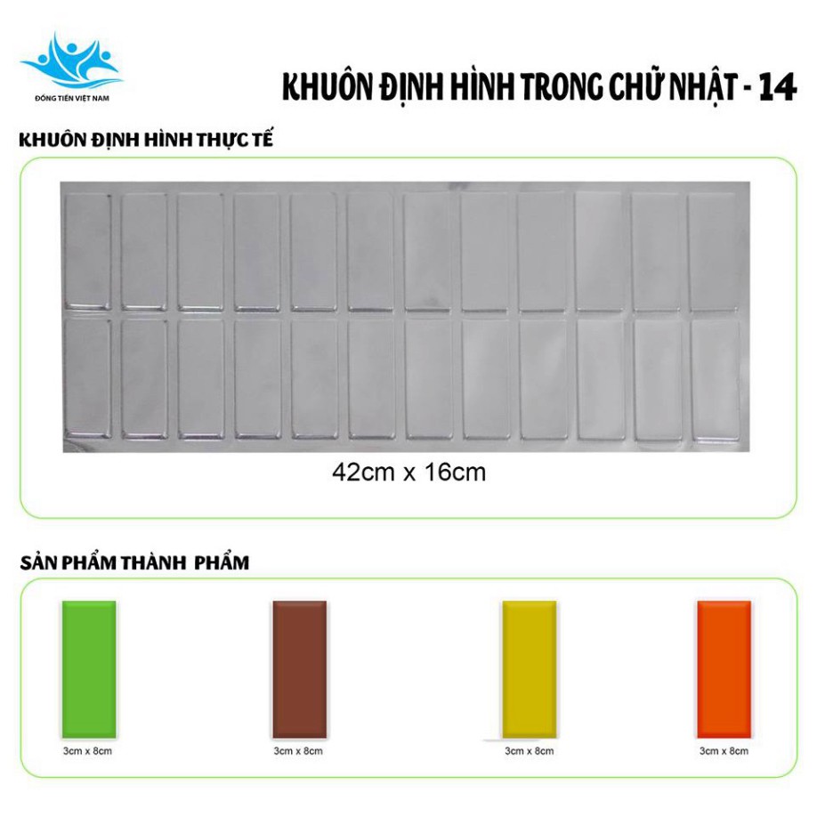 Combo 2 Tấm Phim Trong Mẫu Chữ Nhật - Ms 14 - Đồng Tiến Việt Nam