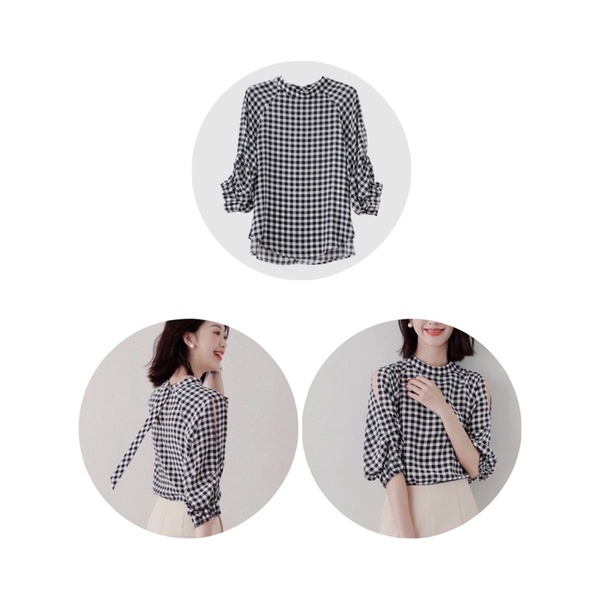 ÁO SOMI KẺ BO CHUN TAY LỠ TRẺ TRUNG HOT TREND