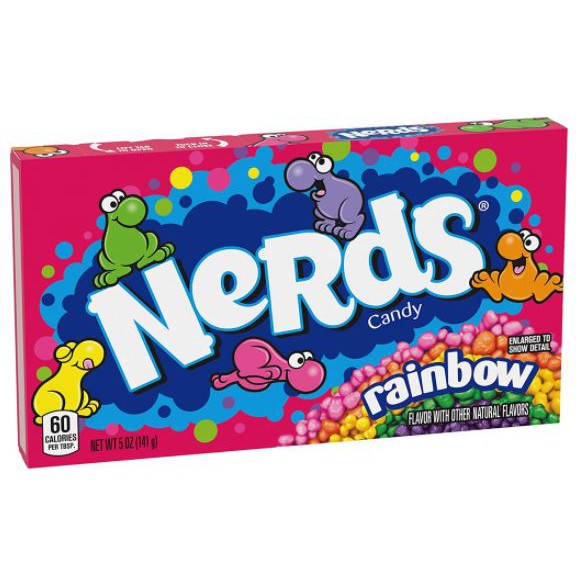 Kẹo Nerds Rainbow cầu vồng hộp 141.7g Mỹ