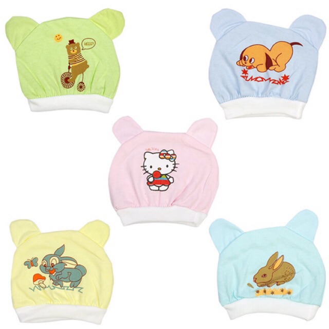 Mũ sơ sinh, mũ cotton ( sỉ, lẻ)