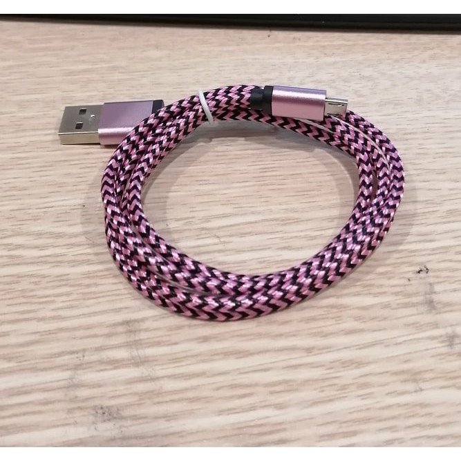 Cáp sạc dây dù 1m samsung chân micro chính hãng