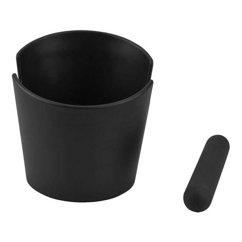 Espresso Knock Box Shock-Absorbent Durable Barista Style Knock Box with Removable Knock Bar and Non-Slip Base