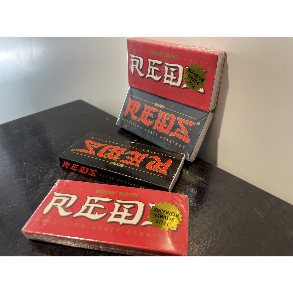 Ổ bi ván trượt cao cấp -  BONES REDS super, classic - 8pcs Skate Bearings