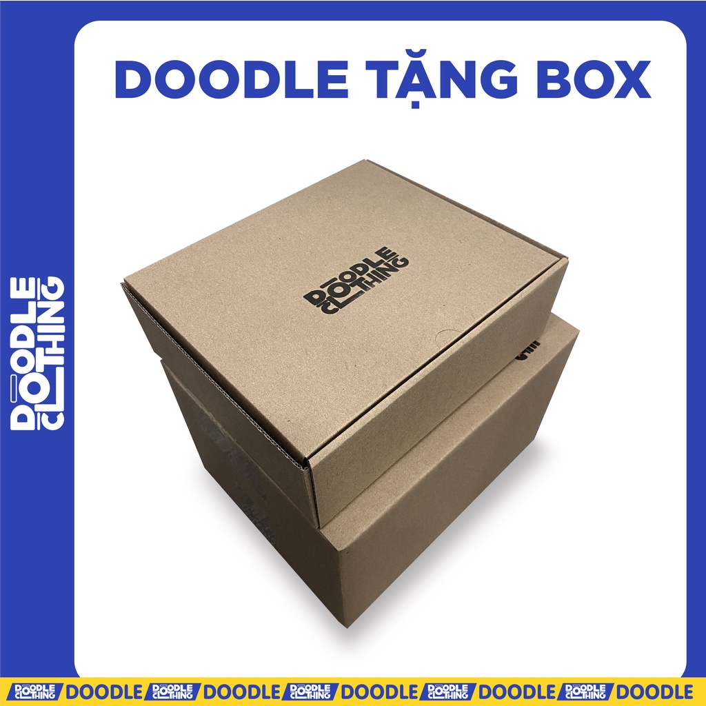Doodle Box - Hộp carton đựng áo và các sản phẩm voucher tặng kèm ngẫu nhiên