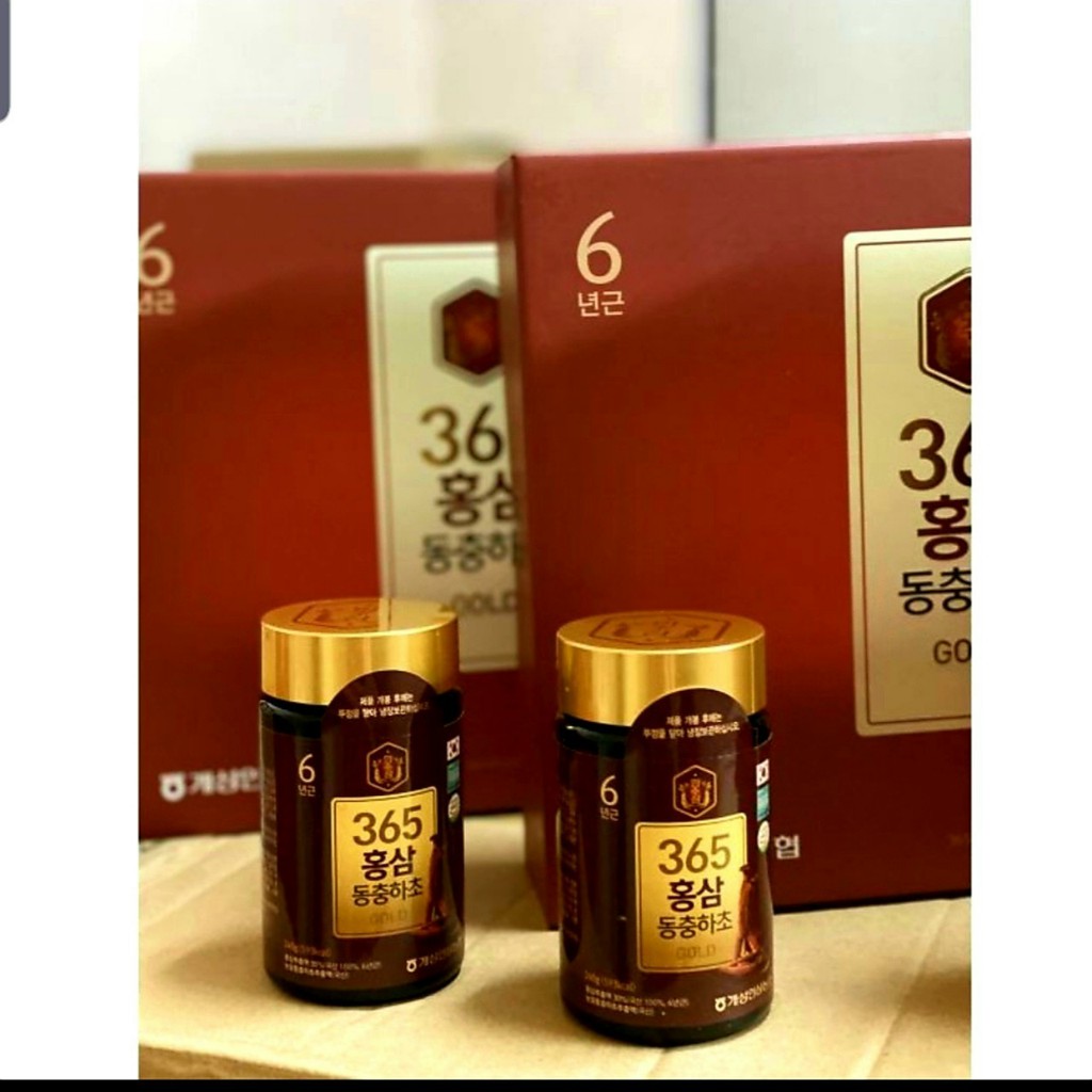 HỘP 4 LỌ CAO HỒNG SÂM ĐÔNG TRÙNG HẠ THẢO 365 HÀN QUỐC | BigBuy360 - bigbuy360.vn