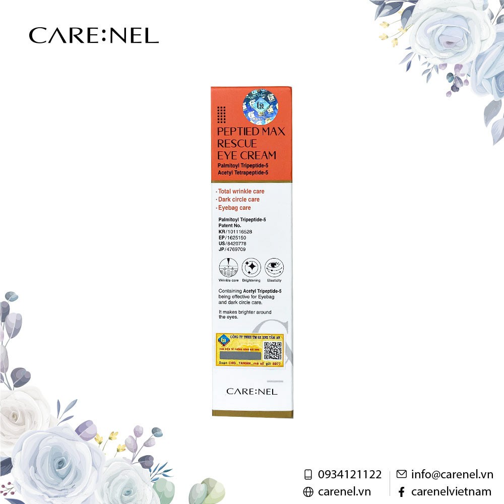 Kem Dưỡng Mắt Care:nel Peptided Max Rescue Eye Cream 25ml | BigBuy360 - bigbuy360.vn