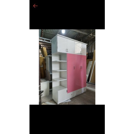 Tủ nhựa đài Loan 4 cánh 2 tầng  cao