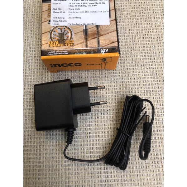 Củ Sạc Adapter sạc pin Lithium-Ion 12V INGCO FCLI12071