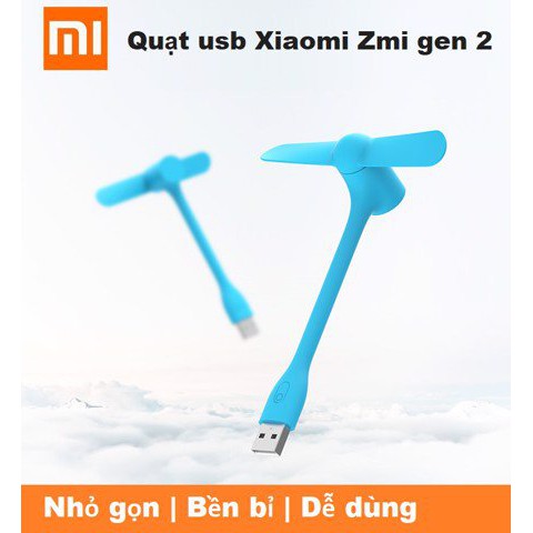 Quạt USB Zmi Xiaomi gen2 có nút chỉnh tốc độ | BigBuy360 - bigbuy360.vn