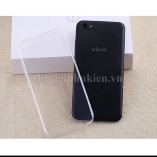Ốp lưng dẻo trong suốt tặng 2 kính cho vivo Y81