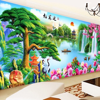 Tranh thêu phong cảnh tuyệt đẹp