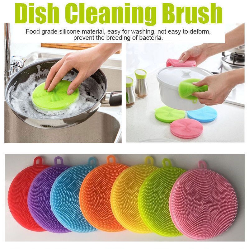 1 Miếng Silicone Rửa Chén Tiện Lợi