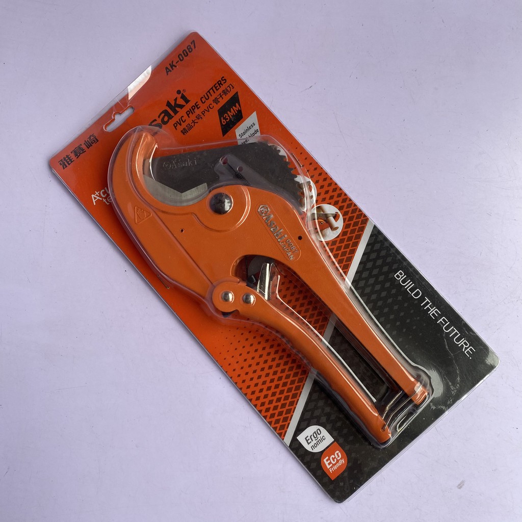 Kéo cắt ống nhựa Kim Khí Dung Anh, kéo cắt ống Asaki 42mm 63mm chính hãng