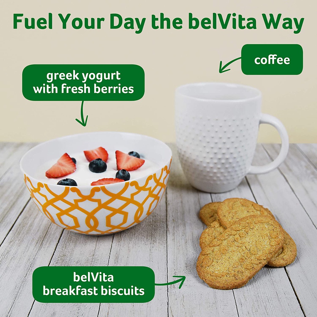 Bánh thay thế bữa ăn, cung cấp năng lượng Belvita gói 50g - USA/ Breakfast Biscuit/ BelVita