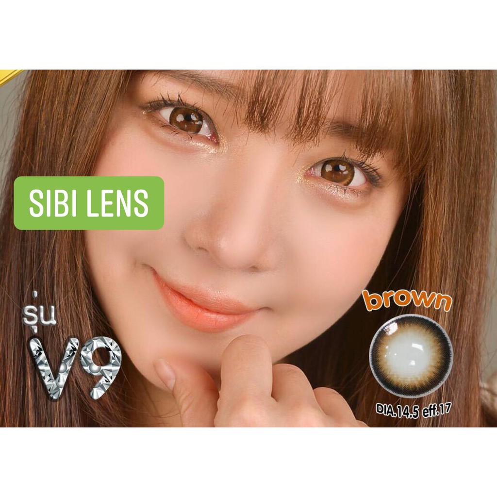 Lens V9 Brown - Lens Chuẩn Thái  - Cam Kết Chính Hãng