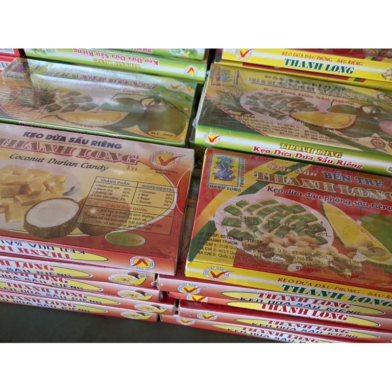Kẹo dừa Bến Tre Thanh Long 300G