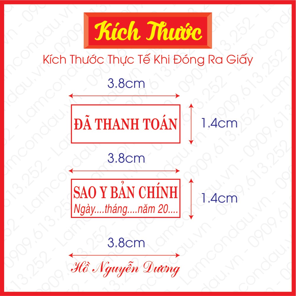 Khắc Dấu Tên Rõ Đẹp, Dấu Tên Kèm Số Điện Thoại, Khắc Theo Yêu Cầu Shiny S852