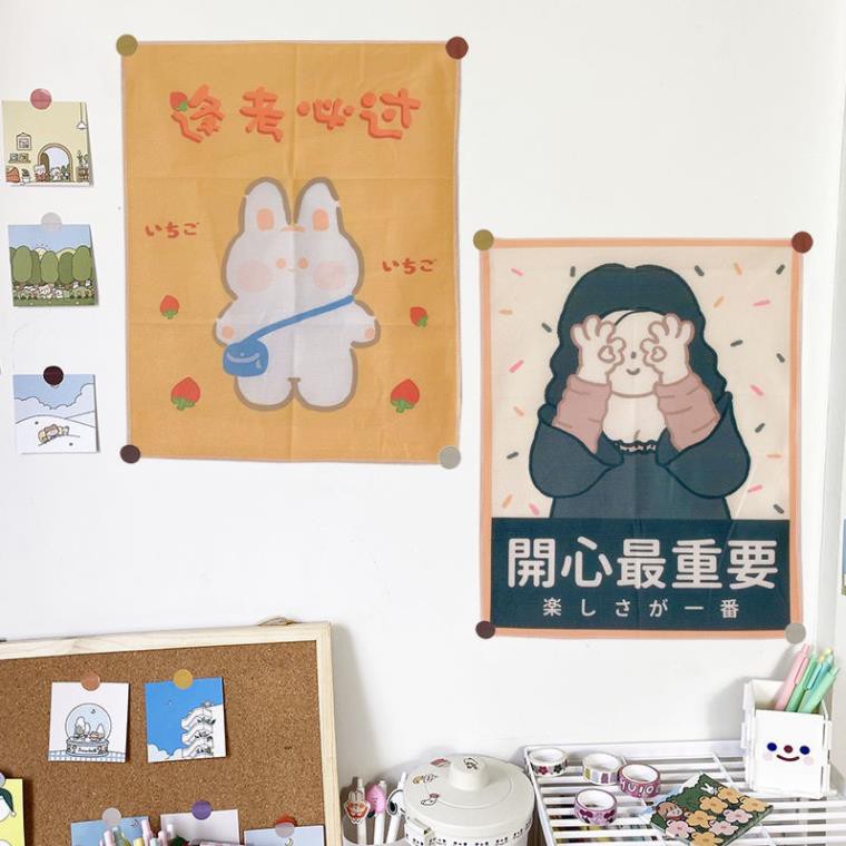 ( VTN ) Tranh vải treo tường trang trí họa tiết in độc đáo dễ thương | BigBuy360 - bigbuy360.vn